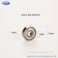 6*17*6 Mm Deep Groove Ball Bearing 606 Zz